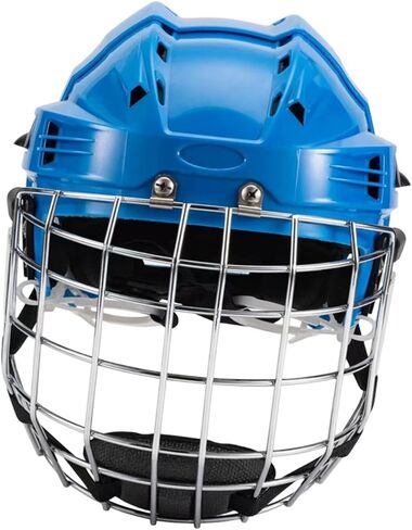 Hockey Helmet Sports Helmet Headgear Ice Hockey Helmet Speed Skate Helmet Padded Comfort Accessory with EVA Cushioning and Suitable for in Kuwait