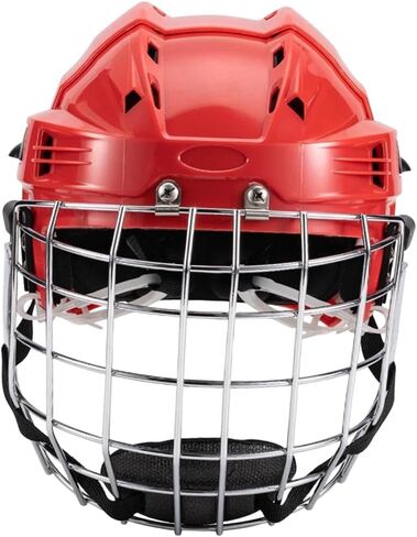 Hockey Helmet Sports Helmet Headgear Ice Hockey Helmet Speed Skate Helmet Padded Comfort Accessory with EVA Cushioning and Suitable for in Kuwait