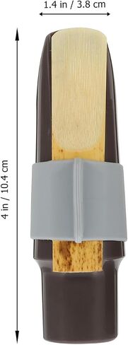 KALLORY Alto Saxophone Made of Plastic, Silicone, and Wood Ligature Cap and Clamp Accessory Resistance to Deformation, Convenient for Professionals and Enthusiasts for Professionals and in Saudi Arabia