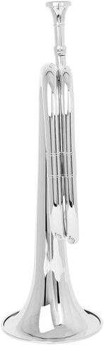 VOSAREA Copper Bugle Trumpet Musical Instrument for Beginners Lightweight and Rust-resistant for Students and Band Use in Kuwait