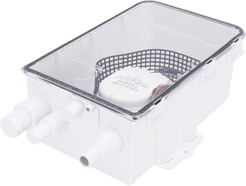 750GPH Shower Sump Pump, Multi Inlet Design Pump, Automatic Switch, Ideal for Boats, RVs, Cabins, Showers & Kitchen Sinks in Kuwait