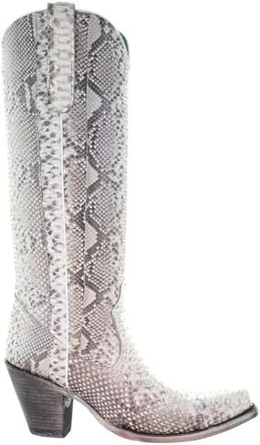 CORRAL Women's Python Tall Western Boot Snip Toe - A3789 in Kuwait