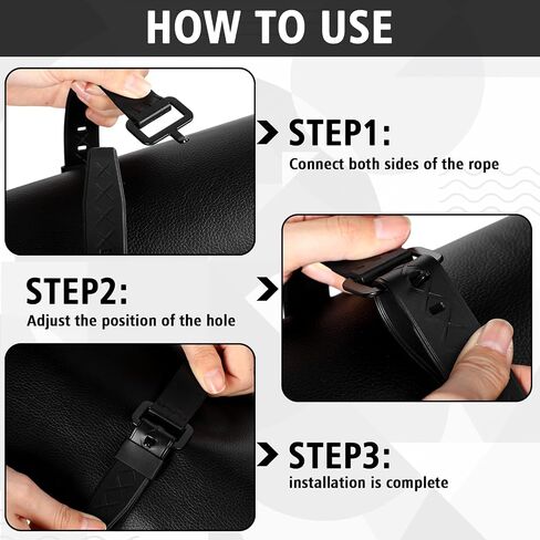 Sliner 5 Pack Utility Strap with Buckle 11.8'' 17.7'' 19.7'' 21.6'' 27.5'' Adjustable Rubber Industrial Tension Strap Securing Gear Tightening Lashing for Bike Moto Luggage Garden Hoses Wires Cables in Kuwait
