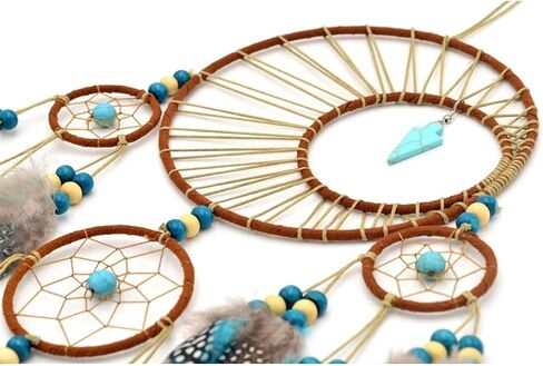 Handmade Style Dreamcatcher Wind Chime - BohoDecor for Bedroom/Wedding in Kuwait