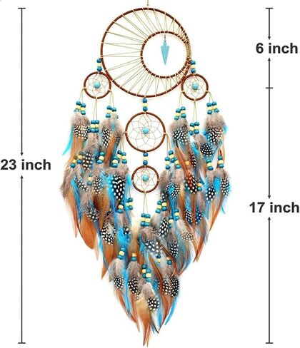 Handmade Style Dreamcatcher Wind Chime - BohoDecor for Bedroom/Wedding in Kuwait