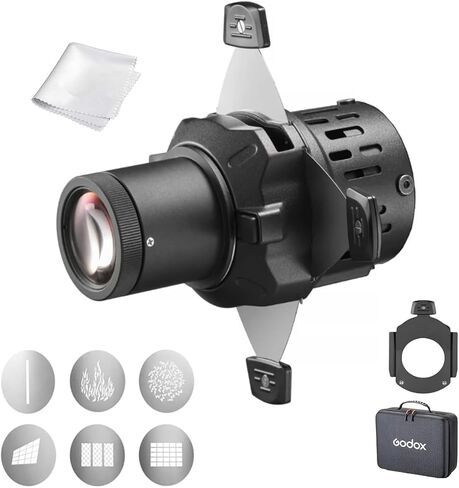مرفقات الإسقاط Godox SP36K مع عدسة 36 درجة ، لجودوكس RS60R RS60BI MS60R MS60BI ، تصميم مضغوط مع عدسات قابلة للتغيير ، جسم 360 درجة قابل للتدوير ، مجموعة واسعة من تأثير الإضاءة in Kuwait