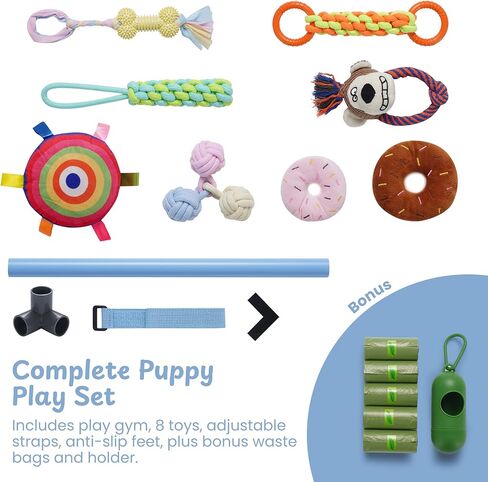 Nocciola 6 Pcs Dog Squeaky Toys, Native American Theme Toy Set, Durable Chew Toys for Small to Large Breeds in Kuwait