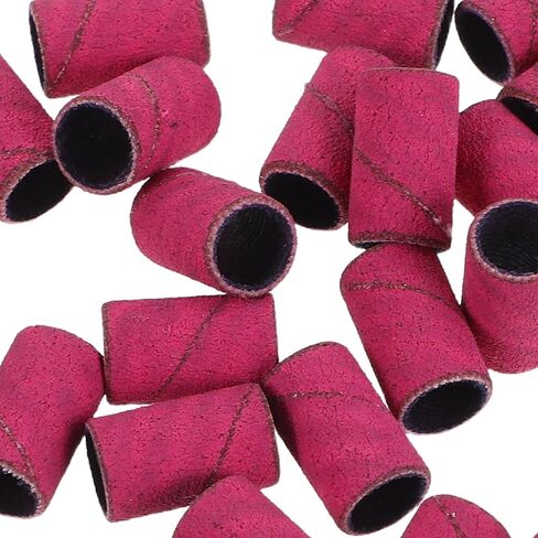Nail Manicure Sanding Bands by Home Users 200pcs 180 Grit Sandpaper with Easy Replacement for Acrylic Nails and Gel for Manicures and Pedicure Use and Salon Professionals in Kuwait