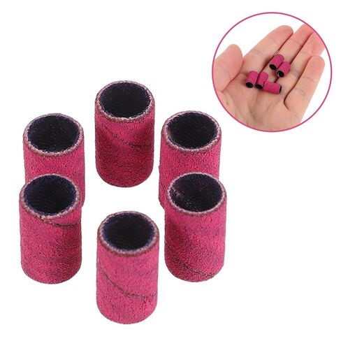 Nail Manicure Sanding Bands by Home Users 200pcs 180 Grit Sandpaper with Easy Replacement for Acrylic Nails and Gel for Manicures and Pedicure Use and Salon Professionals in Kuwait