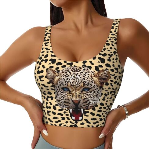 Sports Bras for Women Sleeveless Yoga Bra Low Neck U Back Vest Fitness Workout Crop Tank Tops Wirefree Running Top in Kuwait