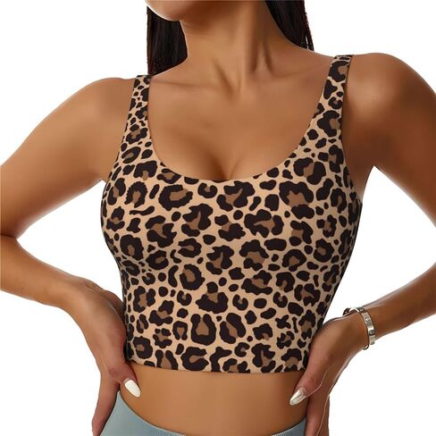 Sports Bras for Women Sleeveless Yoga Bra Low Neck U Back Vest Fitness Workout Crop Tank Tops Wirefree Running Top in Kuwait