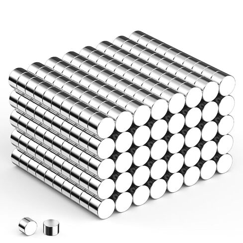 Small Neodymium Magnets for Crafts, 400 Pack 3x2mm Mini Round Strong Refrigerator Rare Earth Magnets for Fridge, 3D Printing, Photos, DIY, Miniatures, Whiteboard, Office, Kitchen, Hobby in Kuwait