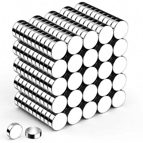 Small Neodymium Magnets for Crafts, 400 Pack 3x2mm Mini Round Strong Refrigerator Rare Earth Magnets for Fridge, 3D Printing, Photos, DIY, Miniatures, Whiteboard, Office, Kitchen, Hobby in Kuwait