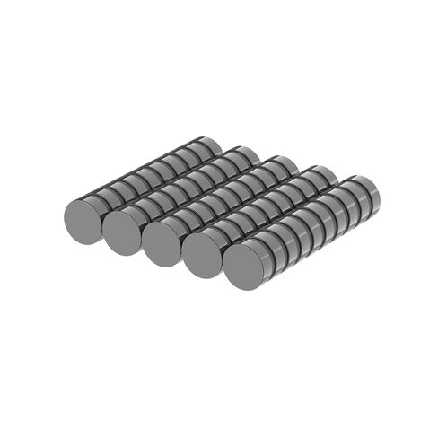 N52-3/8 D x 1/8" H - 50 Pack, Powerful Small Round Rare Earth Magnets, Black Epoxy Coated Super Strong Neodymium Disc Magnets for Fridge, DIY, Building, Scientific, Craft, Office Magnet in Kuwait