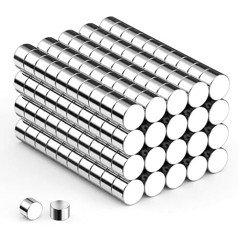 Small Neodymium Magnets for Crafts, 400 Pack 3x2mm Mini Round Strong Refrigerator Rare Earth Magnets for Fridge, 3D Printing, Photos, DIY, Miniatures, Whiteboard, Office, Kitchen, Hobby in Kuwait