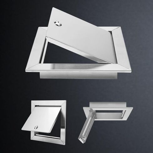 Stainless Steel Locking Access Door Panel for Ceiling & Wall, Custom Plumbing Access Cover, Durable 20x22in, 1pc, Secure Installation, Ideal for Home & Commercial Use in Kuwait