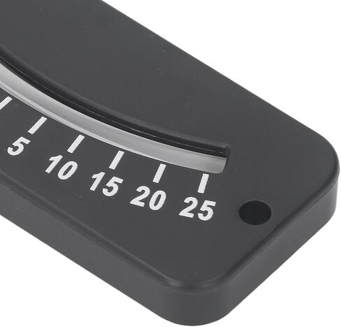 Aramox Inclinometer ABS Glass Tube Angle Meter 25 Degree Range Clear Scale with Damping Fluid for Bike Motorcycle Handlebars and Horizontal Level Micro Angle Testing in Kuwait