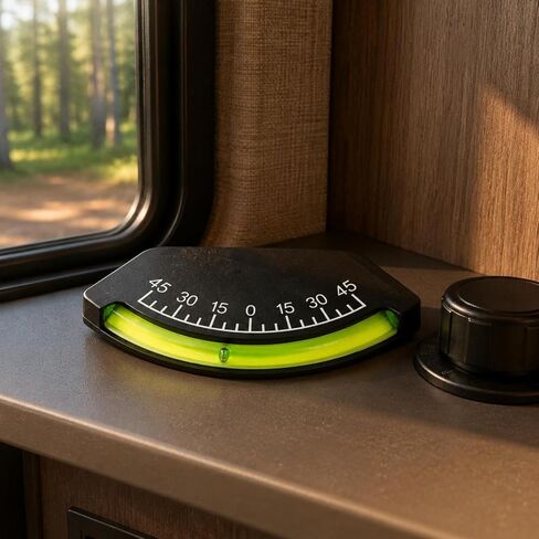 Qianly Car Inclinometer Easy Reading Tilt Gauge High Sensitivity Level Tilt Indicator for RV in Kuwait