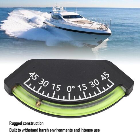 Cocoarm Inclinometer for Off Road Vehicles, Trucks, Motorhomes, -45 to 45, ABS Housing, Shockproof, Accurate Display of the Tilt Angle, Off Road Accessories in Kuwait
