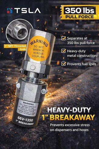 Breakaway 66V-1350 1" single use, 350 PSI (Compatible With OPW66V Series Breakaway 66V-1350) in Kuwait