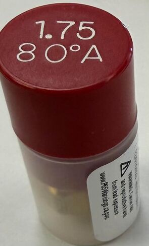 Two Pack - Oil Burner Nozzle, 1.75 80 A, Hollow Spray Red Cap 1.75 80A Oil Nozzle 1.75 Gallons per hour with a hollow 80 degree Spray in Kuwait