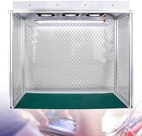 Triple Fan Laminar Flow Hood - Low Noise HEPA Filter Workbench, ISO 5 Cleanliness, Efficient Airflow Clean Bench for Laboratory and Cleanroom Use in Kuwait