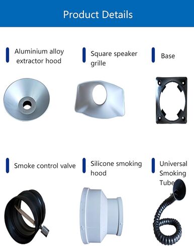 Industrial Fume Extraction Arm - Adjustable Hands-Free Soldering Exhaust System with Universal Swivel Joints (Black, 5 x 220cm/2 x 86.7) - Flexible Air Filtration for Safe Work Environment in Kuwait