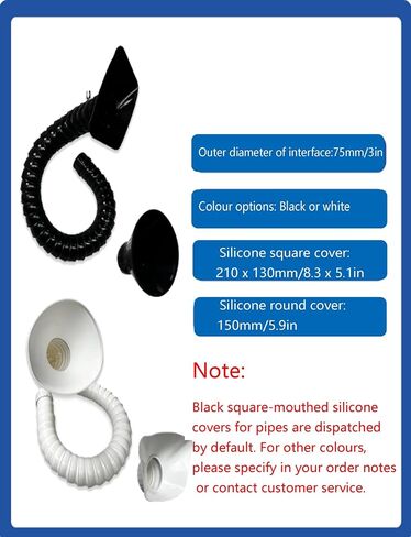 Industrial Fume Extraction Arm - Adjustable Hands-Free Soldering Exhaust System with Universal Swivel Joints (Black, 5 x 220cm/2 x 86.7) - Flexible Air Filtration for Safe Work Environment in Kuwait