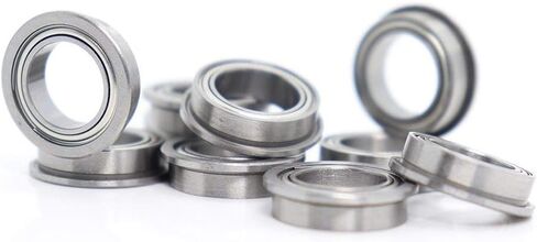 Flanged Bearings 10Pcs SMF128ZZ Flange Bearing 8x12x3.5mm Double Shielded Stainless Steel SMF128 Z ZZ Ball SMF128-2Z SMF128Z Industrial Products in Kuwait