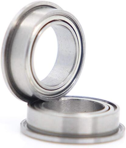 Flanged Bearings 10Pcs SMF128ZZ Flange Bearing 8x12x3.5mm Double Shielded Stainless Steel SMF128 Z ZZ Ball SMF128-2Z SMF128Z Industrial Products in Kuwait
