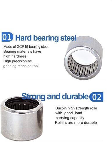 2PCS HK1507 Needle Roller Bearing HK152007 Through Hole 15x20x7mm Precision Bearings in Kuwait