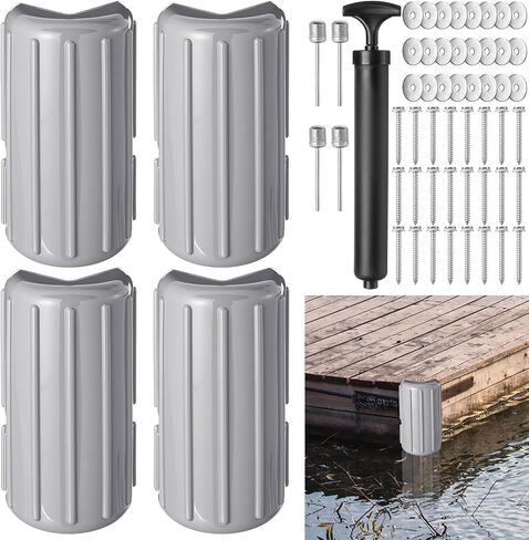 Timtin 4 حزمة مصدات قفص الاتهام قفص الاتهام ركن الوفير الحاجز نفخ حماية الزاوية البحرية للأشعة فوق البنفسجية مقاومة PVC الفولاذ المقاوم للصدأ تركيب الأجهزة مع مضخة 8 "× 16" لقارب حماية الحافة المستقيمة in Kuwait