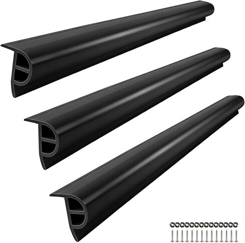 ORLANG 10ft/16.4ft/23ft Marine-Grade Dock Bumpers,PVC Dock Fenders with Stainless Steel Screws and Washers,P-Type Boat Dock Guards,Dock Post Bumpers for Docking Edges, Horizontal Decks or Piers in Kuwait
