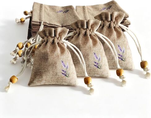 أكياس كيس لافندر D&C 20PCS ، وأكياس الرباط ، وأكياس المجوهرات 4.5 '× 6.0' 'حقائب الهدايا لـ DIY ، وحفل الزفاف ، الحفل ، عيد الحب ، عيد الميلاد ، الهدايا in Kuwait