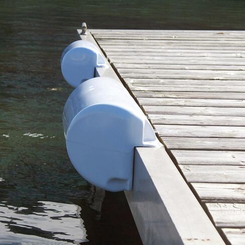 ممتص الصدمات Dockmate Dockside Boat Dock - مصد بحري PVC عالي التحمل مع نهايات زاوية للحماية من الصدمات - مملوء بالهواء، 23 بوصة × 7-7/8 بوصة × 6 بوصة - مثالي للأسلحة والزوايا الداخلية in Kuwait