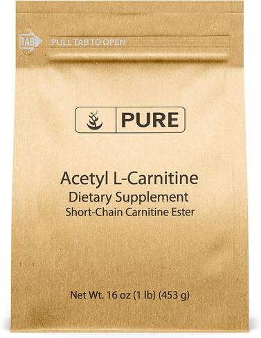 Pure Original Ingredients Acetyl L-Carnitine (1 lb) ALCAR, Amino Acid Powder Supplement in Saudi Arabia