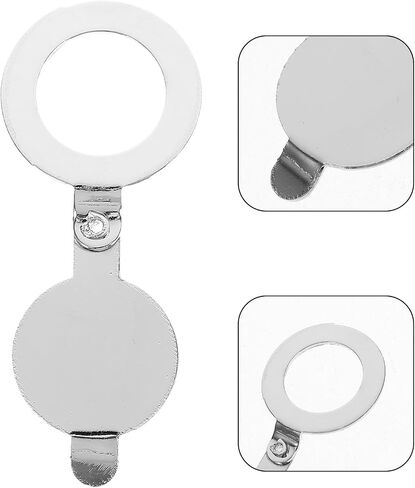 2pcs Copper Door Viewer Peephole Covers with Privacy Protection and Anti-Fog Feature, Wide View Peep Hole Cover for Home and Office Doors, Modern Attractive Design in Kuwait