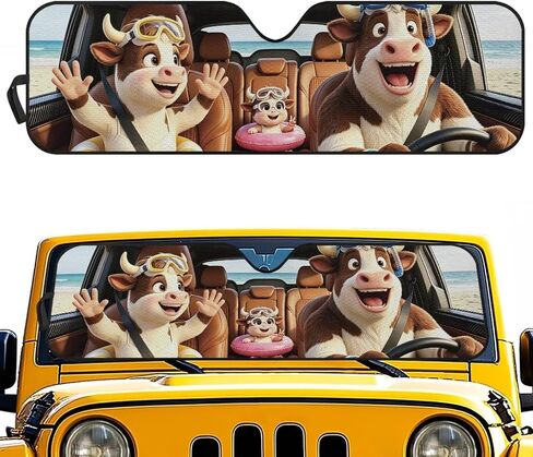 Sunshade for Car Windshield Foldable Sun Visor for Car Windshield Suitable for Jeeps UV Block Automotive Interior Sun Protection for Daily Commutes Eyelash Print in Saudi Arabia
