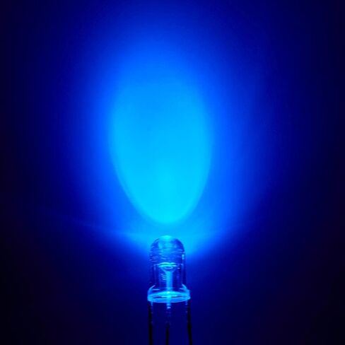 CHANZON 100 جهاز كمبيوتر شخصى 5mm الأحمر والأزرق LED أضواء الصمام الثنائي الكاثود المشترك (واضح جولة شفافة ثنائي اللون) مصابيح الإضاءة الساطعة مكونات الالكترونيات مؤشر الثنائيات الباعثة للضوء in Kuwait