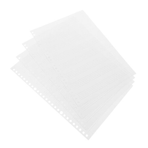 BESTonZON 2 Books Manuscript Refill Paper: 10x7 Lined Music Notebook Sheets - Blank Staff Paper Loose-leaf for Musicians Students Staff in Kuwait