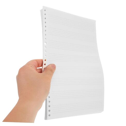 BESTonZON 2 Books Manuscript Refill Paper: 10x7 Lined Music Notebook Sheets - Blank Staff Paper Loose-leaf for Musicians Students Staff in Kuwait