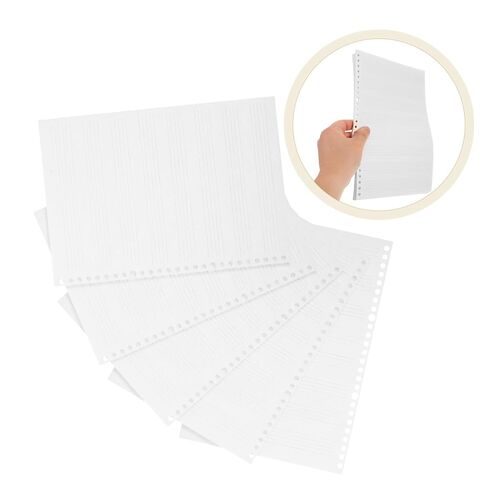 BESTonZON 2 Books Manuscript Refill Paper: 10x7 Lined Music Notebook Sheets - Blank Staff Paper Loose-leaf for Musicians Students Staff in Kuwait