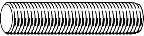 5/8"-18 Fully Threaded Rod, 3 Ft, 18‑8 Stainless Steel, Plain Finish in Saudi Arabia