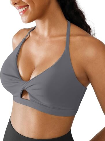 BRXL Women Sports Bra Artraps Back Straps القابلة للإزالة منصات متوسطة التأثير قمم المحاصيل in Kuwait
