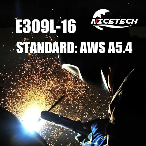 E309L-16 أقطاب لحام القوس من الفولاذ المقاوم للصدأ (1/8 بوصة، 2LB) in Kuwait
