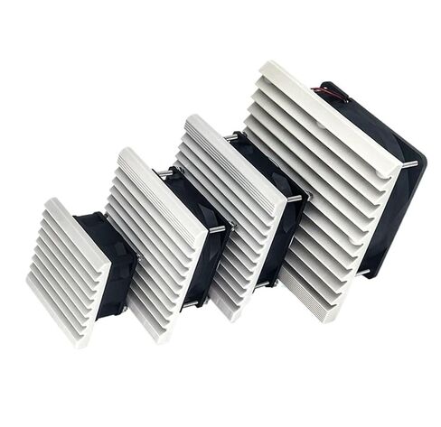1 قطعة مجموعة مرشح التهوية خزانة التحكم صندوق كهربائي 12V24V مرشح متعدد المواصفات مروحة عادم التبريد (TZ803-24V) in Kuwait