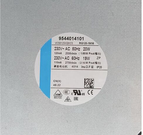 230V RG125-19/56 120/110mA 20/19W 18040 مروحة تبريد 180X180X40MM in Kuwait