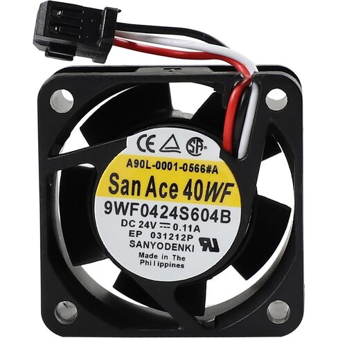 9WF0424S604B A90L-0001-0566#A Cooling Fan Replacement for FANUC Machine Tool System 40WF 40×40×20mm 4CM DC 24V 0.11A 3-Wire in Kuwait