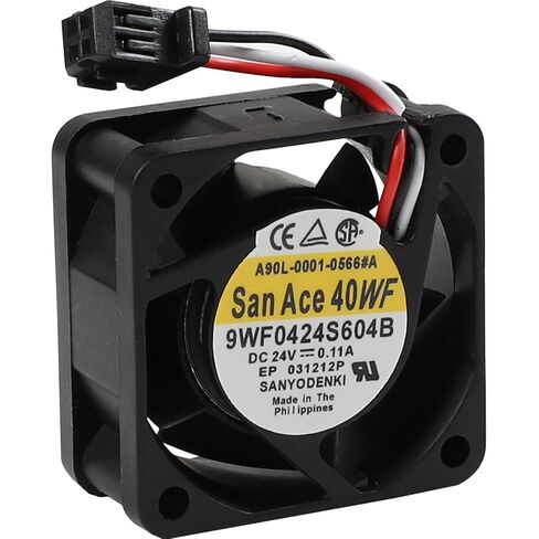 9WF0424S604B A90L-0001-0566#A Cooling Fan Replacement for FANUC Machine Tool System 40WF 40×40×20mm 4CM DC 24V 0.11A 3-Wire in Kuwait