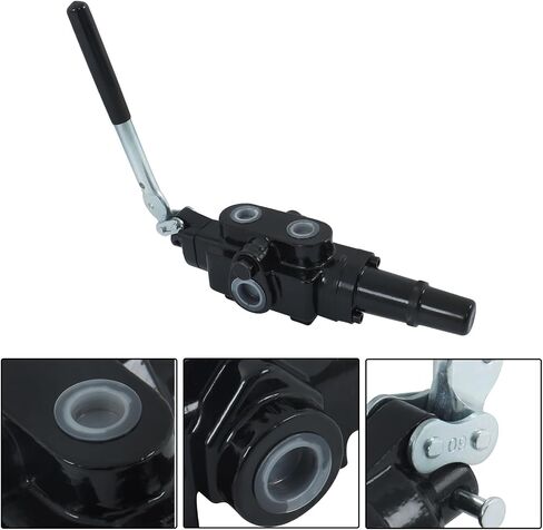 findmall 1 Spool Hydraulic Controller 30GPM 3625PSI Hydraulic Valve NPT Interface Fit for Wood Chipper, Loaders and Small Tractors in Kuwait